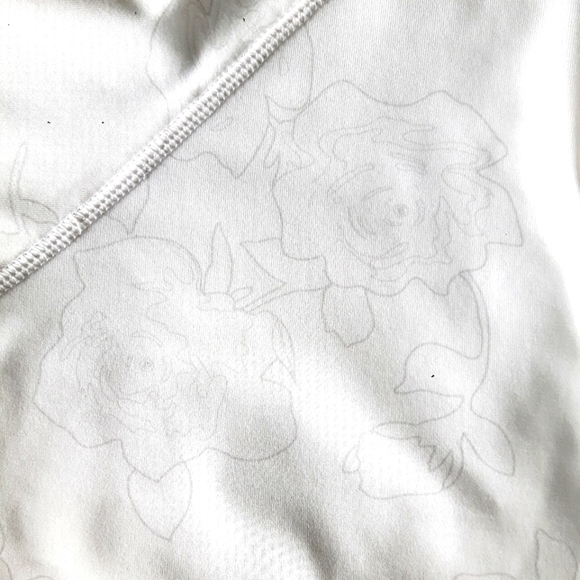 𝅺ABACUS Golf, Athletic/ Workout Jacket Top.  Like New  Size L  White - Picture 6 of 14